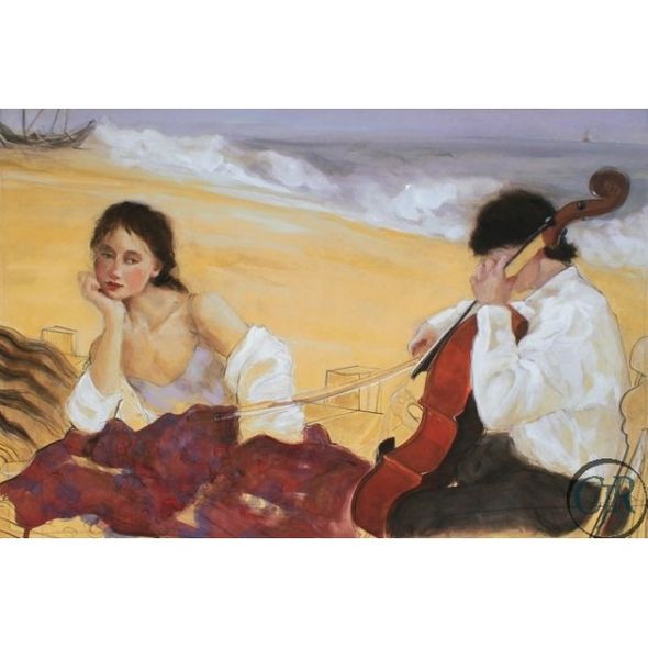 Janet Treby Giclee on Paper; Hand Signed and Numbered by the Artist: "The Dream"