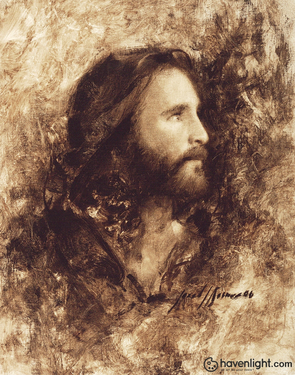 Jared Barnes Fine Art Canvas Giclee: "Messiah"