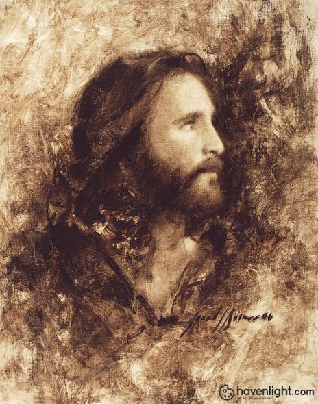 Jared Barnes Fine Art Canvas Giclee: "Messiah"