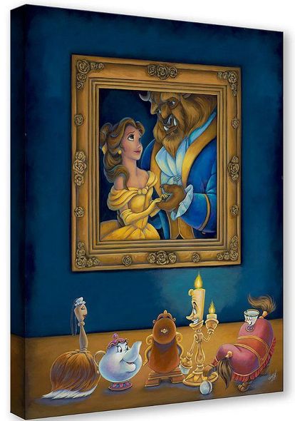 Denyse Klette Artist Signed and Numbered Gallery Wrap Canvas Giclee:"Love Story As Old As Time"