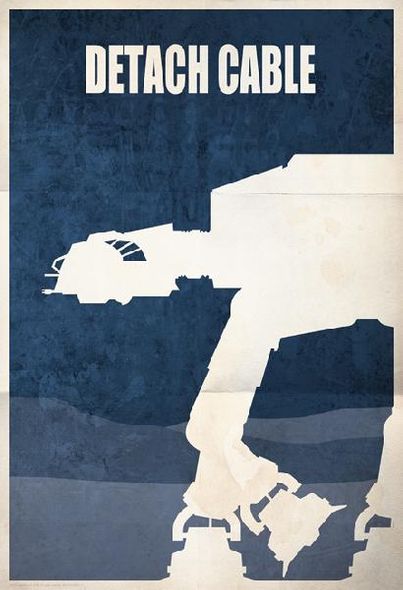 Jason Christman Limited Edition Star Wars Giclee on Paper:"Detach Cable"