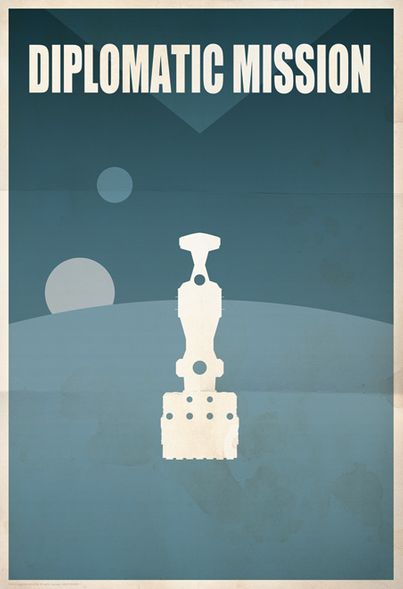 Jason Christman Limited Edition Star Wars Giclee on Paper:"Diplomatic Mission"