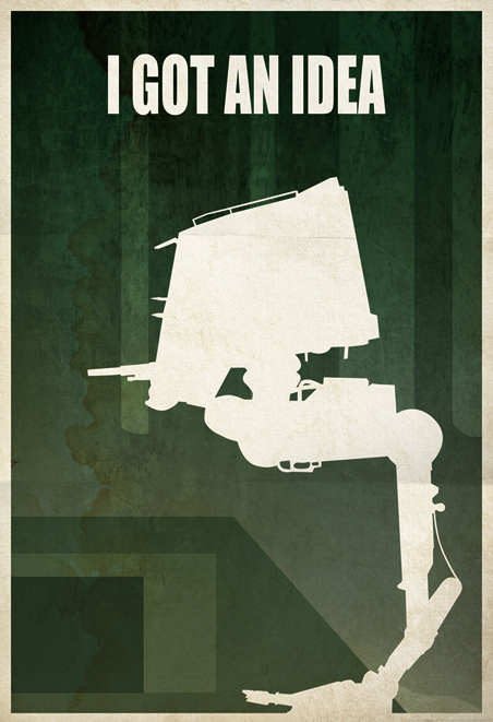 Jason Christman Limited Edition Star Wars Giclee on Paper:"I Got An Idea"