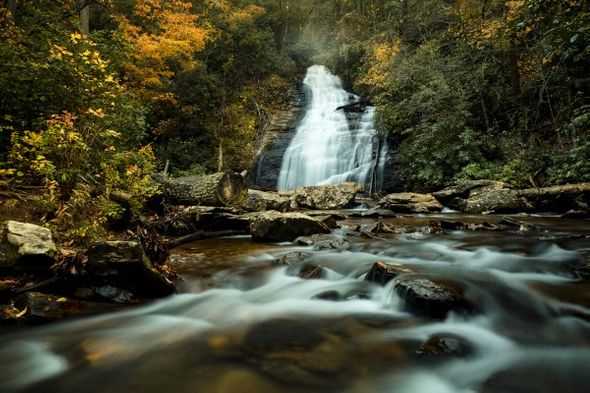 Jason Clemmons 30 x 45 Open Edition Giclee on Canvas:"Autumn at Helton Creek"