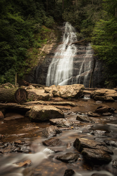 Jason Clemmons 45 x 30 Open Edition Giclee on Canvas:"Helton Creek Falls"