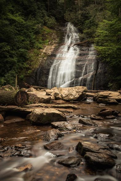 Jason Clemmons 45 x 30 Open Edition Giclee on Canvas:"Helton Creek Falls"