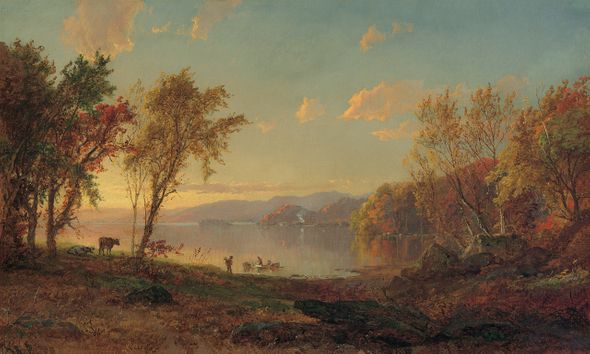 Jasper Cropsey Limited Edition Museum Quality Gicl&eacute;e: "Jasper Cropsey Greenwood Lake"
