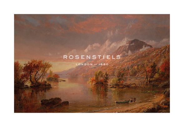 Jasper Francis Cropsey Hand Numbered Limited Edition Print on Paper :"Lake George"