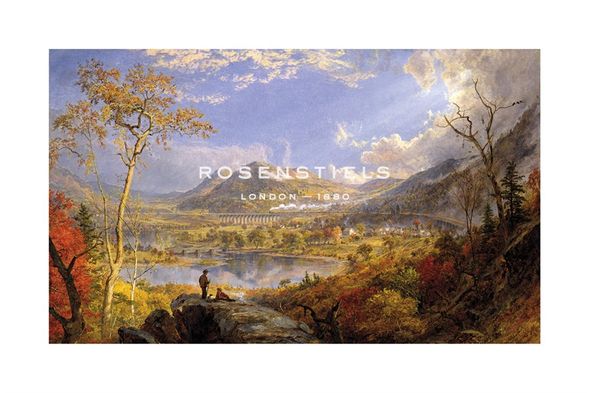 Jasper Francis Cropsey Hand Numbered Limited Edition Print on Paper :"Starrucca Viaduct, Pennsylvania, 1865"