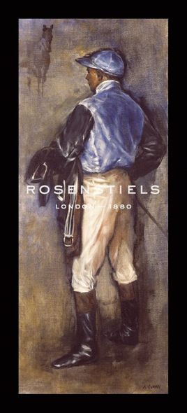 Jay Boyd Kirkman Hand Numbered Limited Edition Print on Paper :"Jockey in Blue"