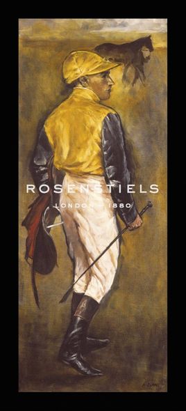 Jay Boyd Kirkman Hand Numbered Limited Edition Print on Paper :"Jockey in Gold"