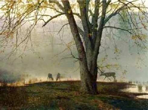 Jay Kemp Signed and Numbered Limited Edition Lithograph: "Beside Quiet Waters"