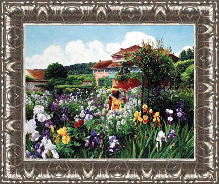 JB Berkow Canvas Open Edition Canvas:"Floral Fantasy"