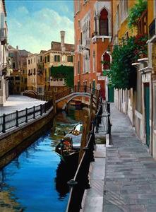 JB Berkow Canvas Open Edition Canvas:"Waiting for a Ride"