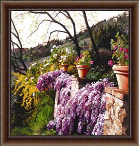JB Berkow Unsigned Open Edition Canvas:"Wysteria"