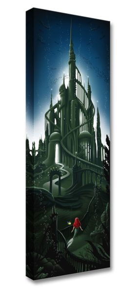 JC Richard Disney Limited Edition Gallery Wrap Canvas Giclee:"The Little Mermaid Castle"