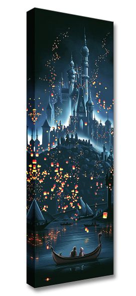 JC Richard Disney Limited Edition Gallery Wrap Canvas Giclee:"Tangled Castle"
