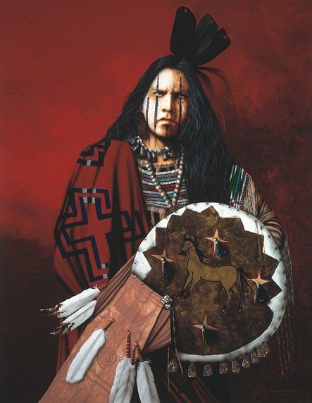 Jd Challenger Artist Proof Limited Edition Canvas Giclee:"Hunts the Horse"