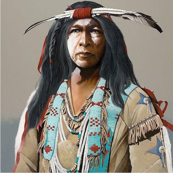 Jd Challenger Hand Signed and Numbered Limited Edition Canvas Giclee:"Gray Eyes"