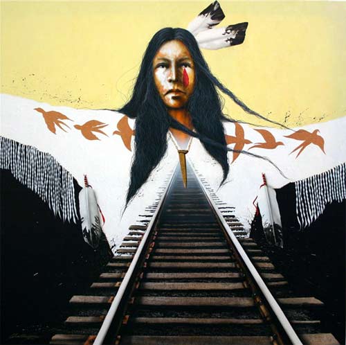 JD Challenger Artist Signed Special Edition Giclee "A Nation Is Coming"