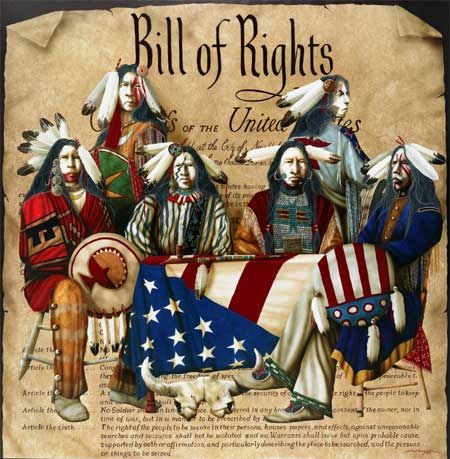 JD Challenger Hand Signed and Numbered Limited Edition Giclee "Bill Of Rights"