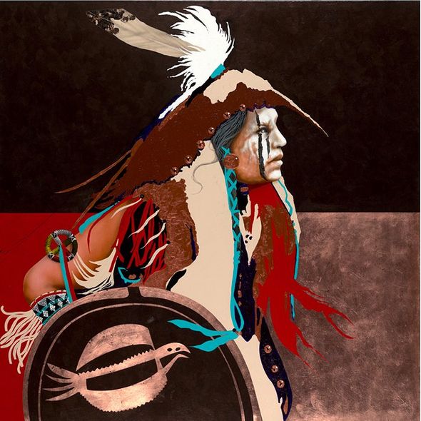 JD Challenger Hand-signed and Numbered Limited Edition Giclee on Canvas:"Fancy Dancer"