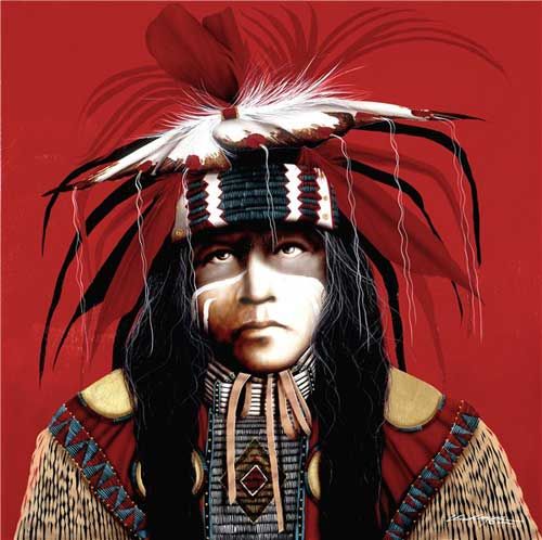 JD Challenger Artist Proof Limited Edition Canvas Giclee "Peyote Voices"