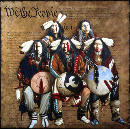 JD Challenger Hand Signed and Numbered Limited Edition Giclee "We The People"