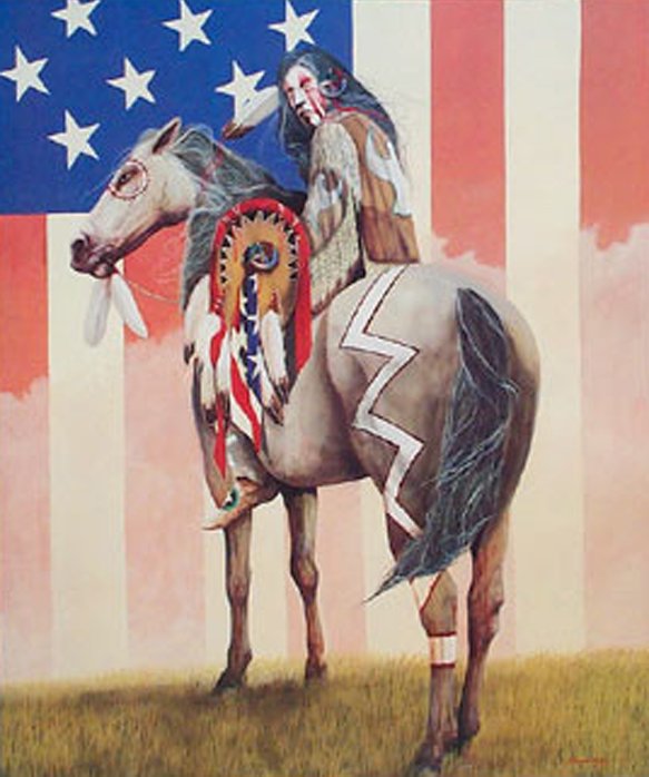 Jd Challenger Hand Signed and Numbered Limited Edition Lithograph on Paper:"And Justice For All"