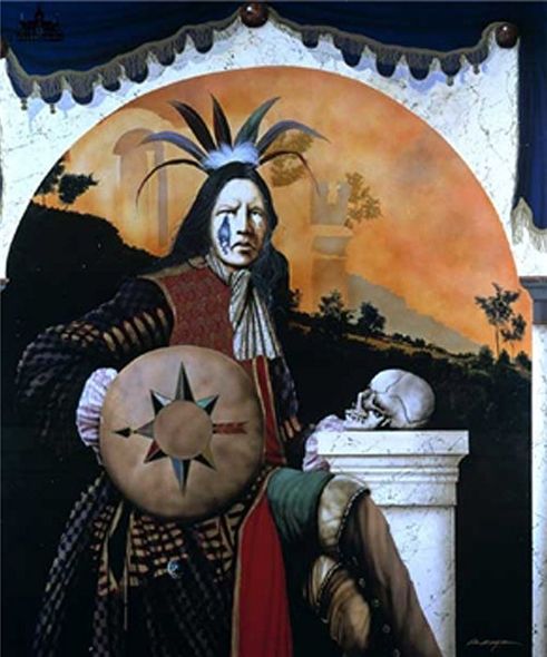 Jd Challenger Signed and Numbered Limited Edition Lithograph on Paper:"WildCat, the Renegade Act II"