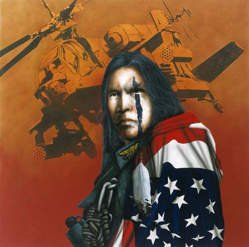 JD Challenger Handsigned & Numbered Limited Edition Giclee on Canvas:"Apache Wind"
