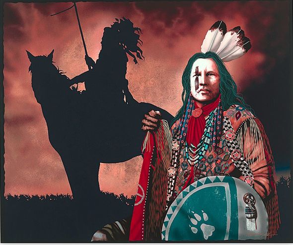 JD Challenger Handsigned & Numbered Limited Edition Giclee on Canvas:"Ghost Dance Revelations"
