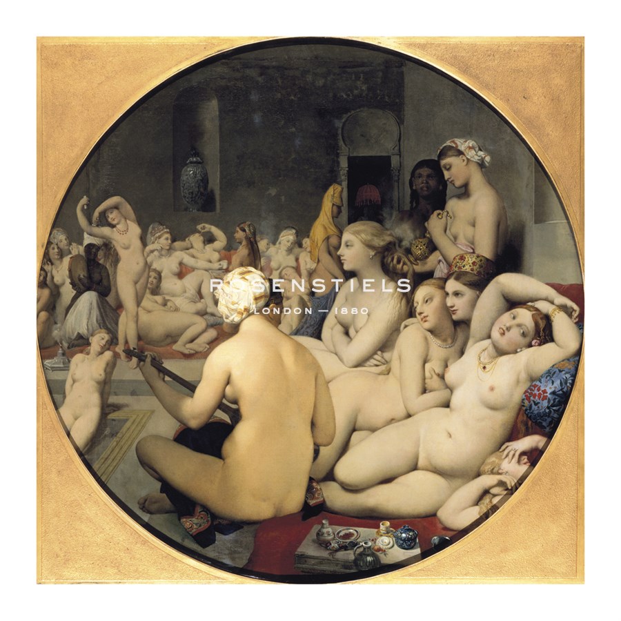 Jean - Auguste Ingres Hand Numbered Limited Edition Print on Paper :"The Turkish Bath"