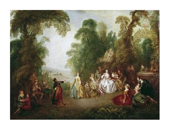 Jean-Baptiste Pater Fine Art Open Edition Gicl&eacute;e:"Dance"