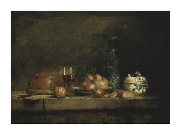 Jean Baptiste Simeon Chardin Fine Art Open Edition Gicl&eacute;e:"The Jar of Olives"