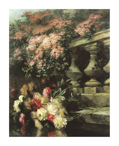 Jean Capeinick Hand Numbered Limited Edition Print on Paper :"Peonies"