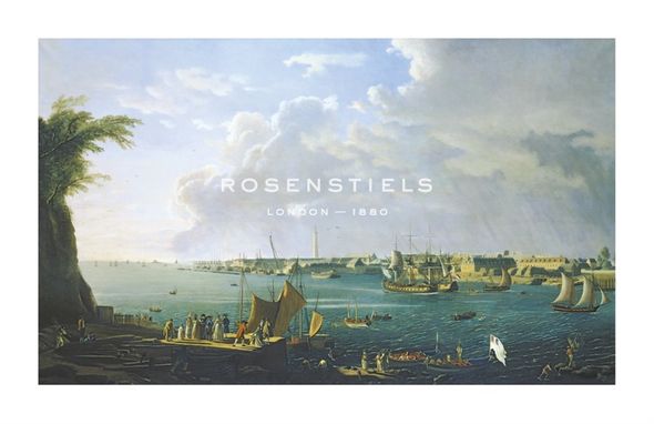 Jean-Francois Hue Hand Numbered Limited Edition Print on Paper :"Vue du port de Lorient"
