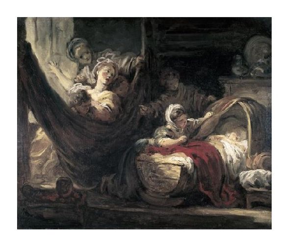 Jean Honore Fragonard Fine Art Open Edition Gicl&eacute;e:"Cradle"