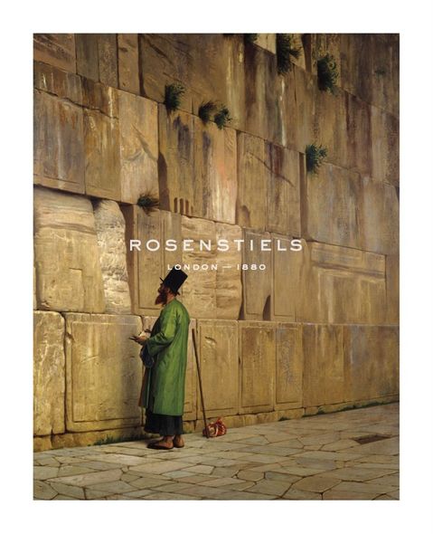 Jean-Leon Gerome Hand Numbered Limited Edition Print on Paper :"The Wailing Wall, 1880"