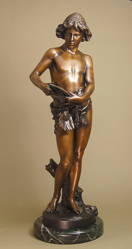 Jean-Louis Gregoire Handcrafted Solid Bronze Sculpture:"Captivity" Jean-Louis Gregoire Handcrafted Solid Bronze Sculpture:"Captivity"