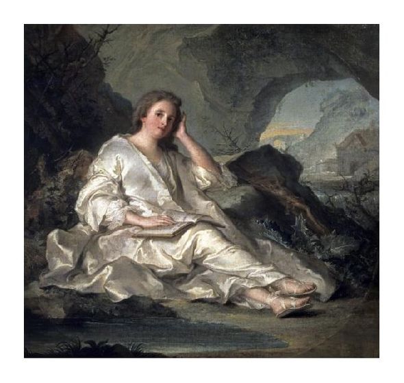 Jean-Marc Nattier Fine Art Open Edition Gicl&eacute;e:"La Madeleine ou Une Penitente Dans le Desert"
