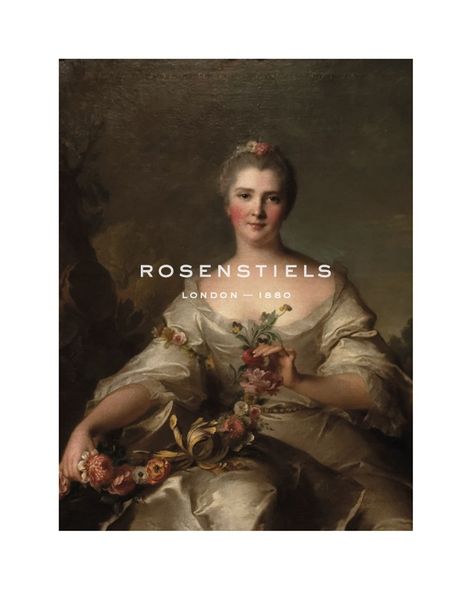 Jean-Marc Nattier Hand Numbered Limited Edition Print on Paper :"Portrait de Madame de La Porte, 1752"