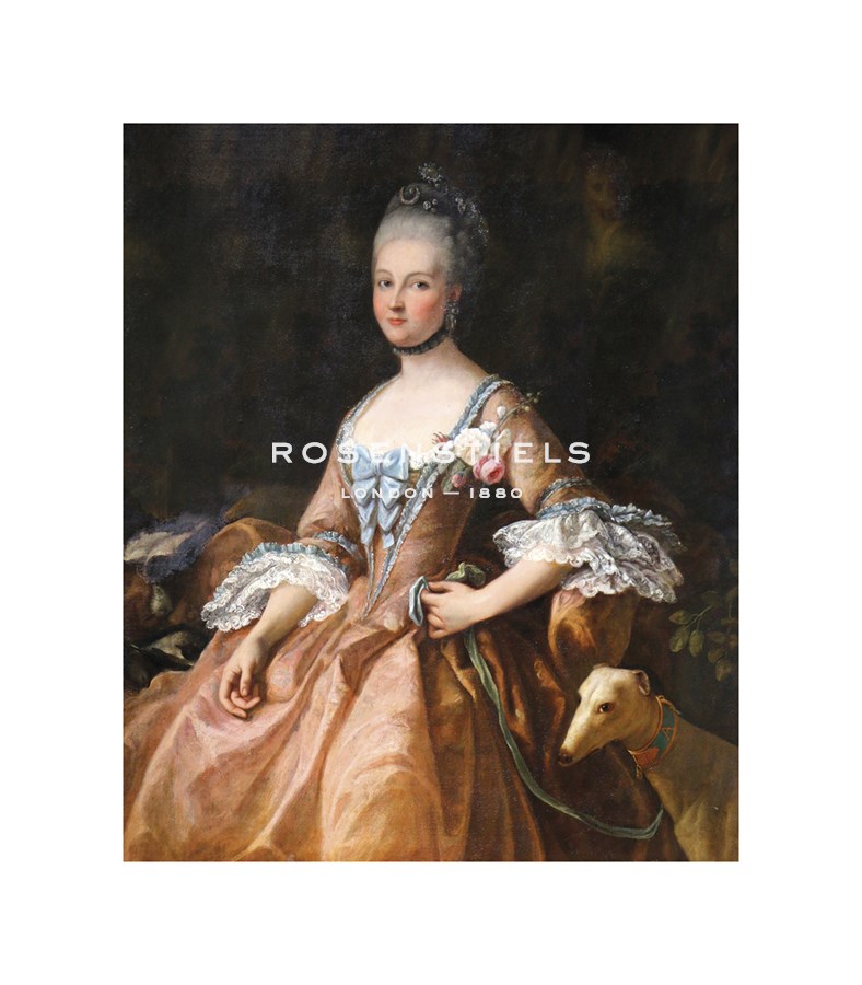Jean-Marc Nattier Hand Numbered Limited Edition Print on Paper :"Portrait de Marie-Adelaide de France"