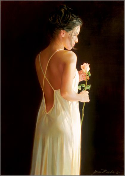 Jean Monti Fine Art Canvas Giclee:"Solitude"