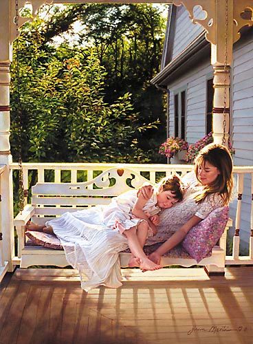 Jean Monti Limited Edition Print: "Something to Treasure"