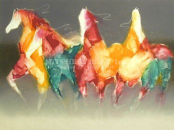 Jean Richardson Limited Edition Etching on Paper:"Quartet"
