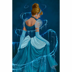 Jean Salvatore Signed Disney Ltd Ed Gallery Wrap Canvas:"Shine and Grace"