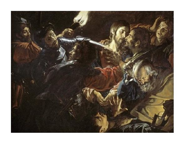 Jean Valentin De Boulogn Fine Art Open Edition Gicl&eacute;e:"Taking of Christ"