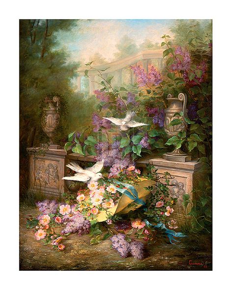 Jeanne Gauthier Hand Numbered Limited Edition Print on Paper :"Still Life"