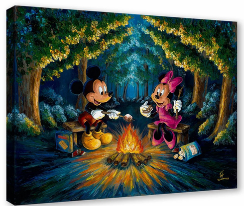 Jennifer Lanna Disney Limited Edition Gallery Wrap Canvas Giclee:"S'more Time" Jennifer Lanna Disney Limited Edition Gallery Wrap Canvas Giclee:"S'more Time"